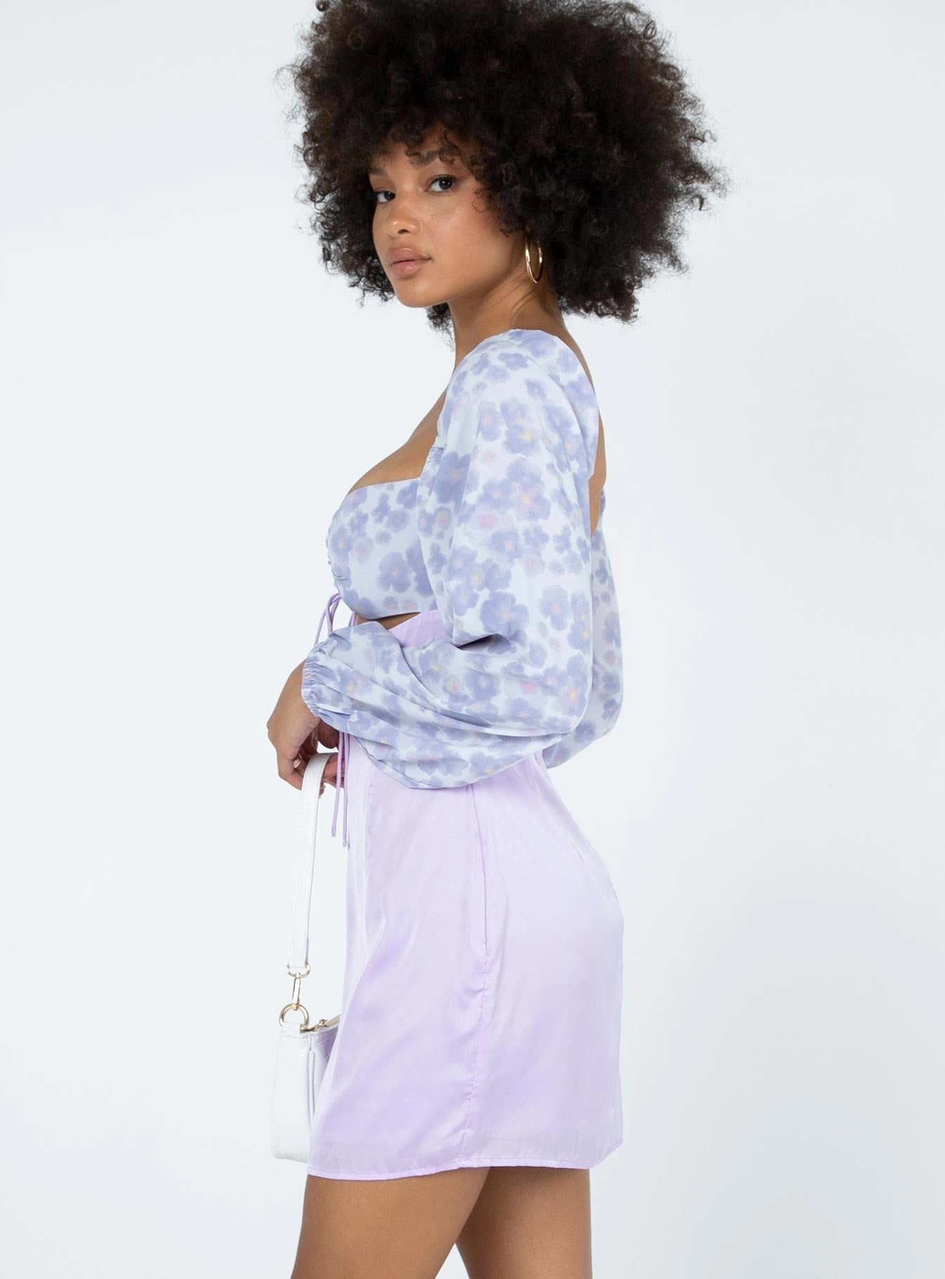 Delphine Mini Dress Purple Multi Body Safe Lightweight Comfort