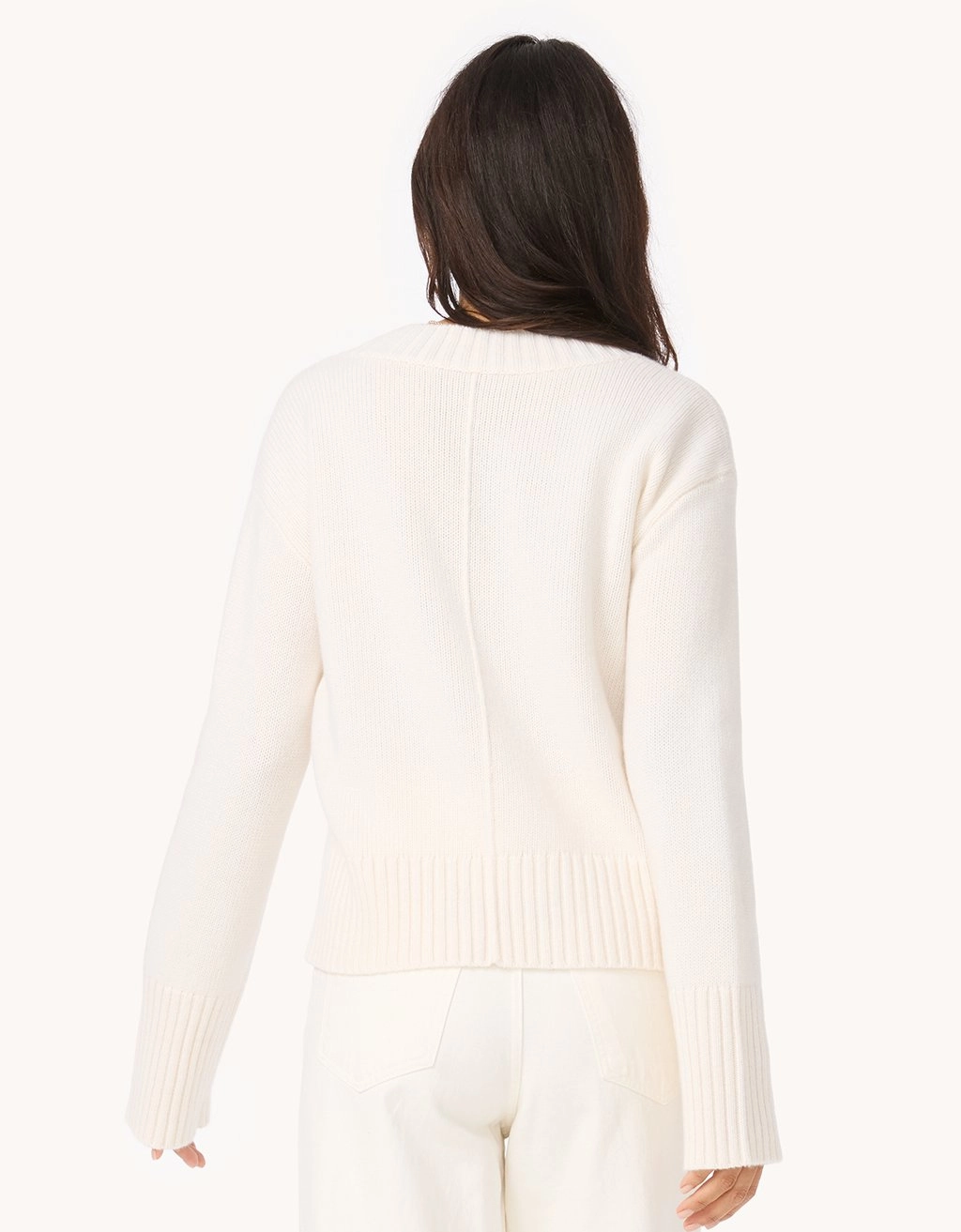 Breathable touch Unsubscribed Winter-Weight Cashmere V-Neck Sweater