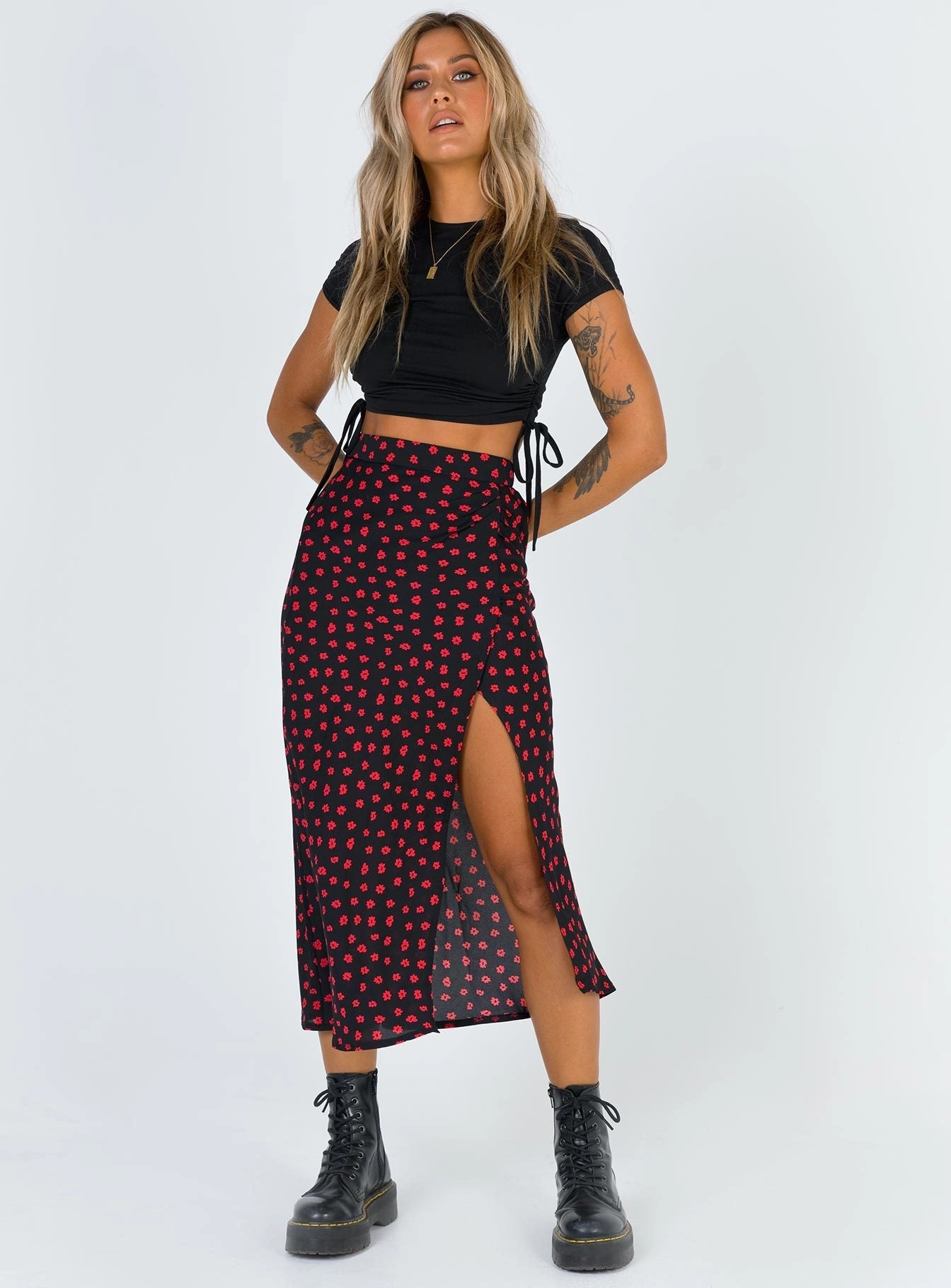 Wearable Art Mabel Midi Skirt