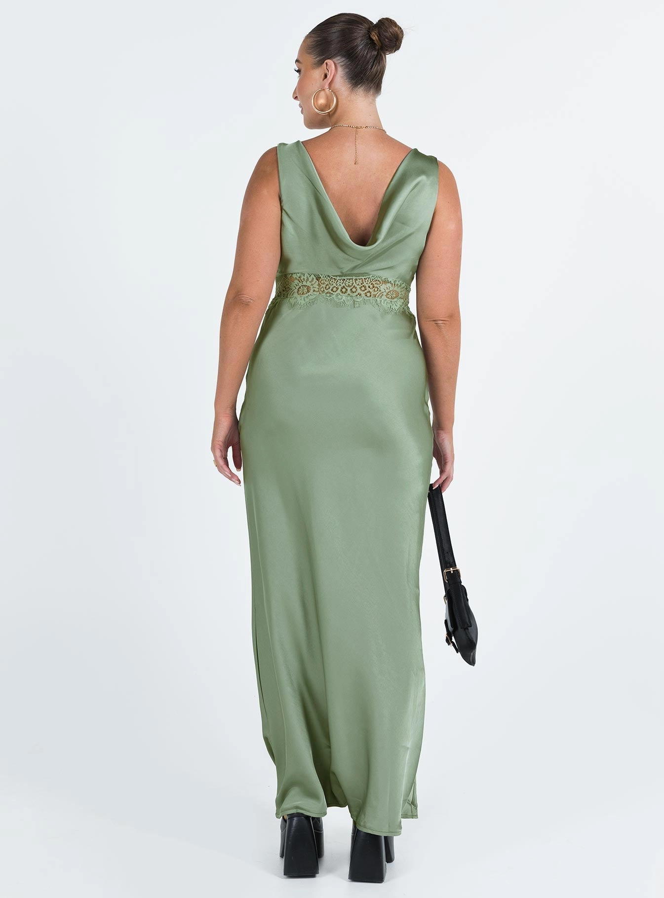 Madon Maxi Dress Sage Chilly Weather Layer