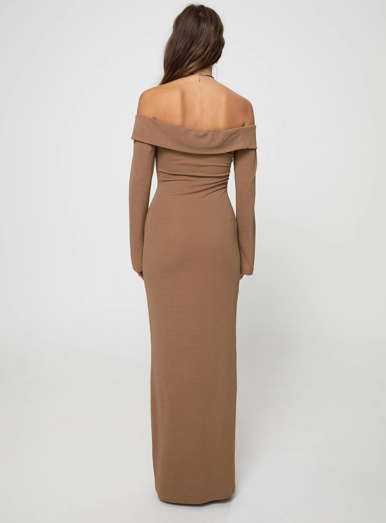 Stylish Mood Maida Maxi Dress Light Brown