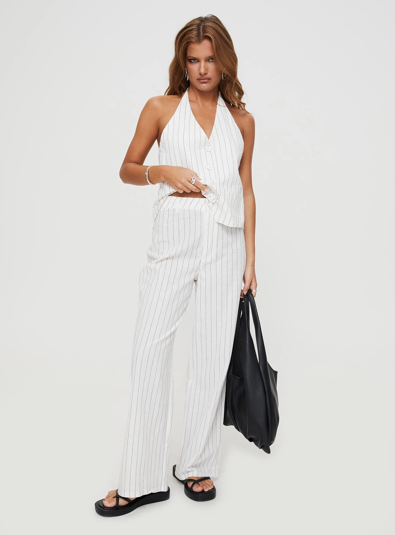 Marjorie Linen Set White Perfectly Relaxed