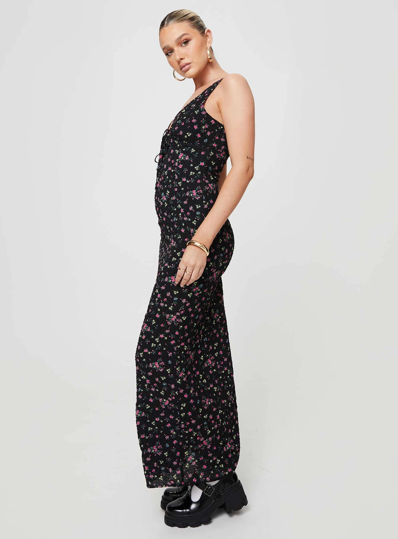 Sunset Look Evening-Wear Marlita Maxi Dress Black