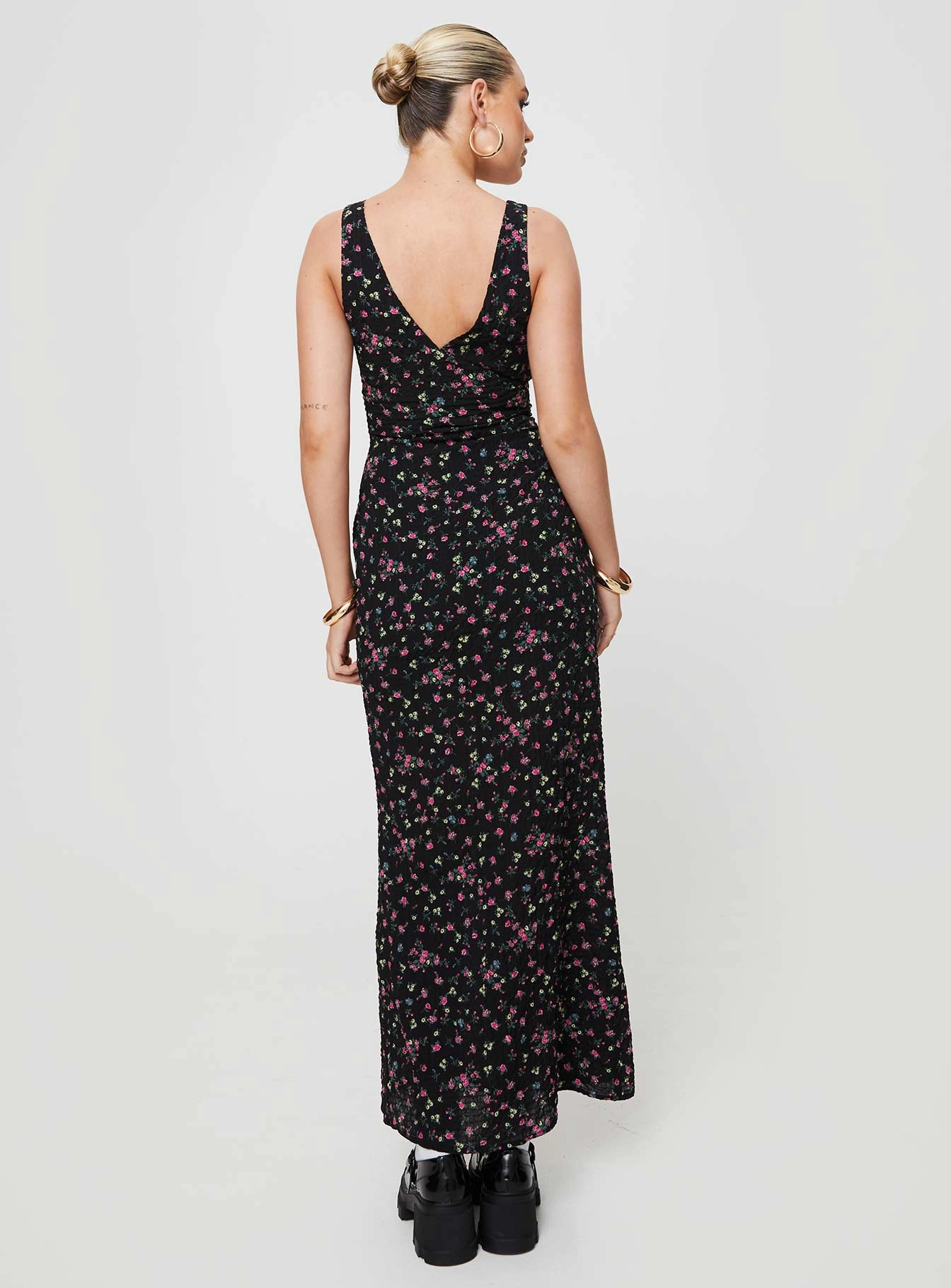 Back-Pocket Marlita Maxi Dress Black