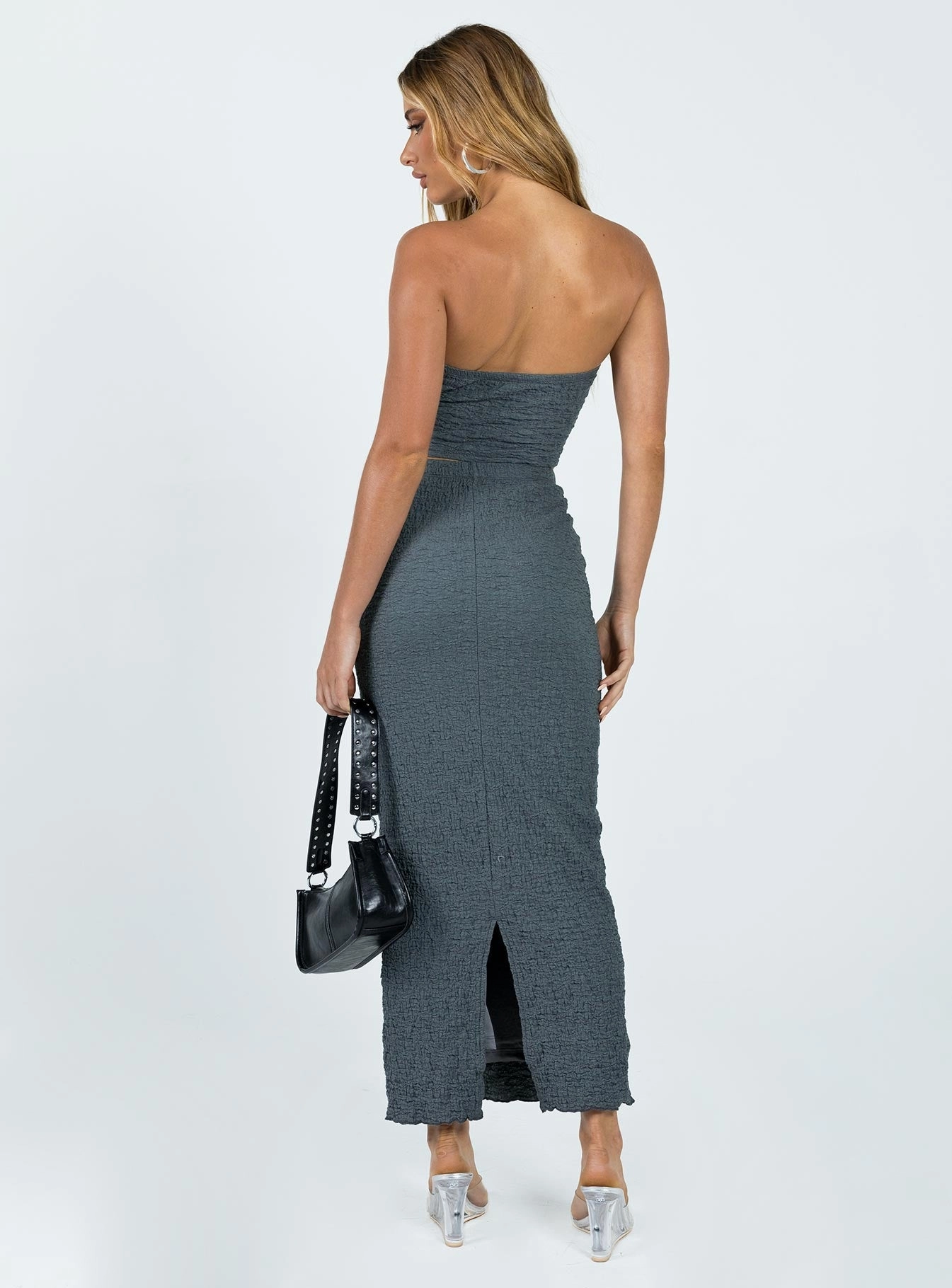 Martha Set Grey Suede Feel