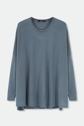 Classic Knitwear MATTEO OVERSIZED LONG SLEEVE CREW IN FINE ITALIAN MERINO