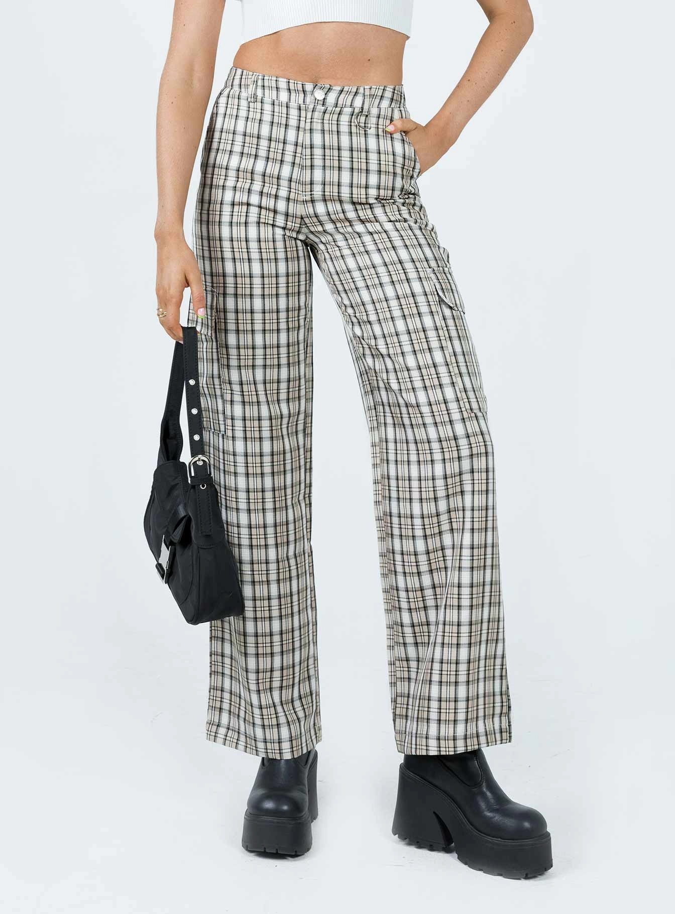 Soft Wear Mckay Check Cargo Pants Multi