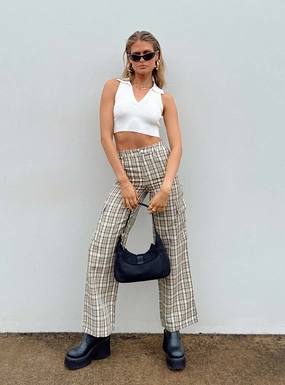 Mckay Check Cargo Pants Multi Active Fit