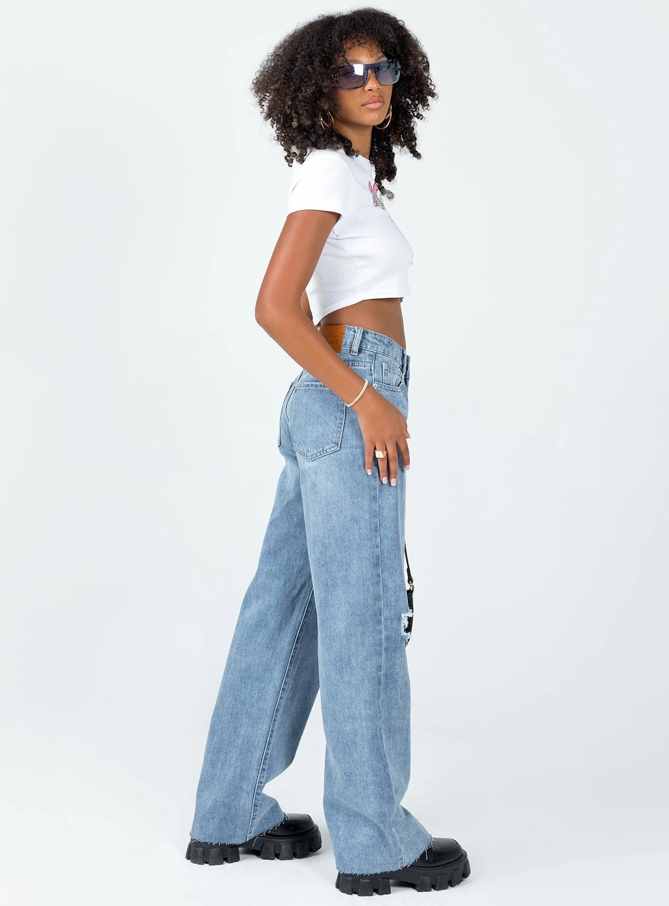 All Purpose Meliana Wide Leg Denim Jeans
