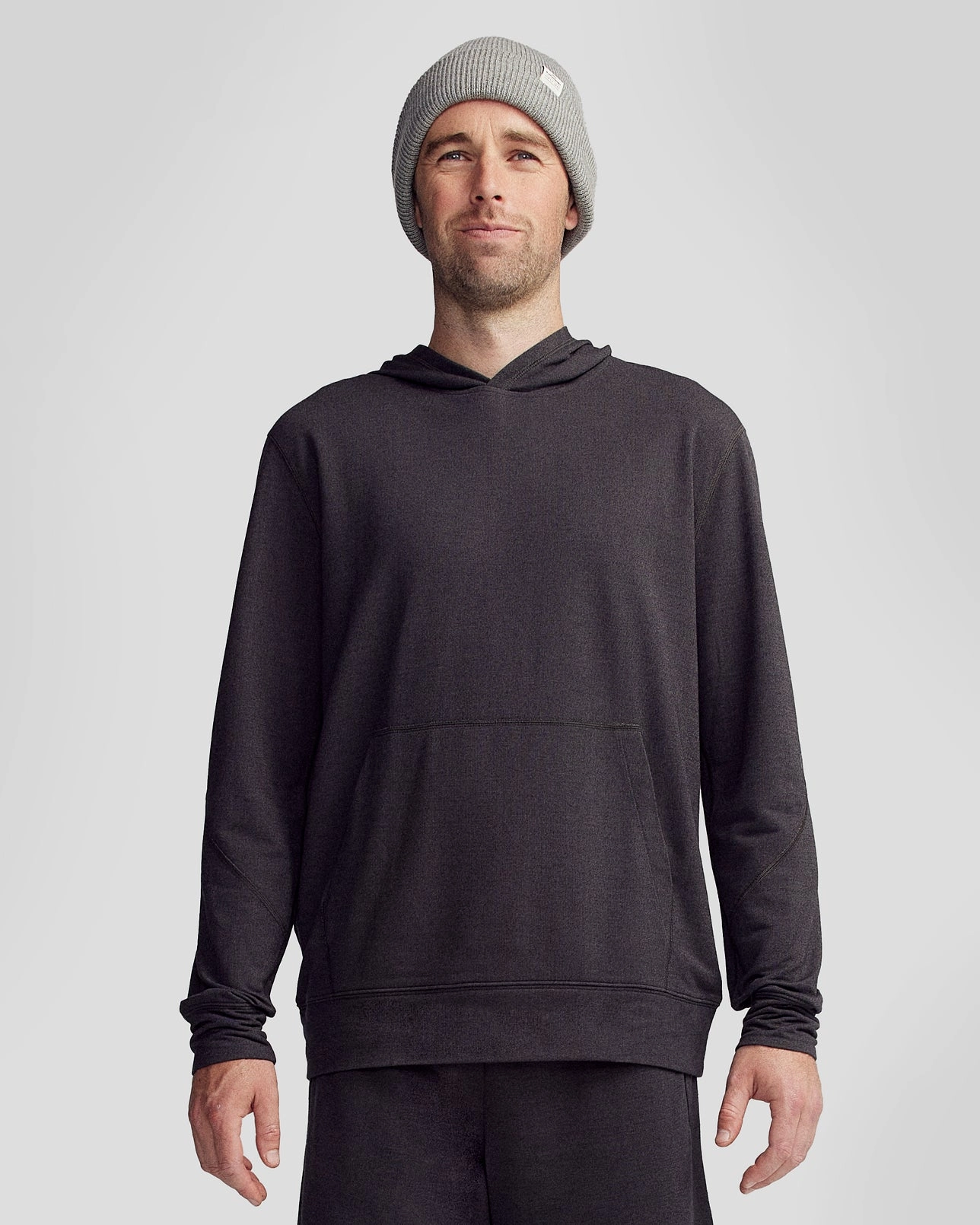 Men??s Anytime Hoodie - Charcoal Marle Eco Certified Fabrications