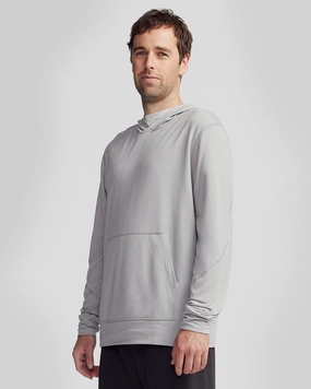 Winter Fashion Must-Have Men??s Anytime Hoodie - Light Grey Marle
