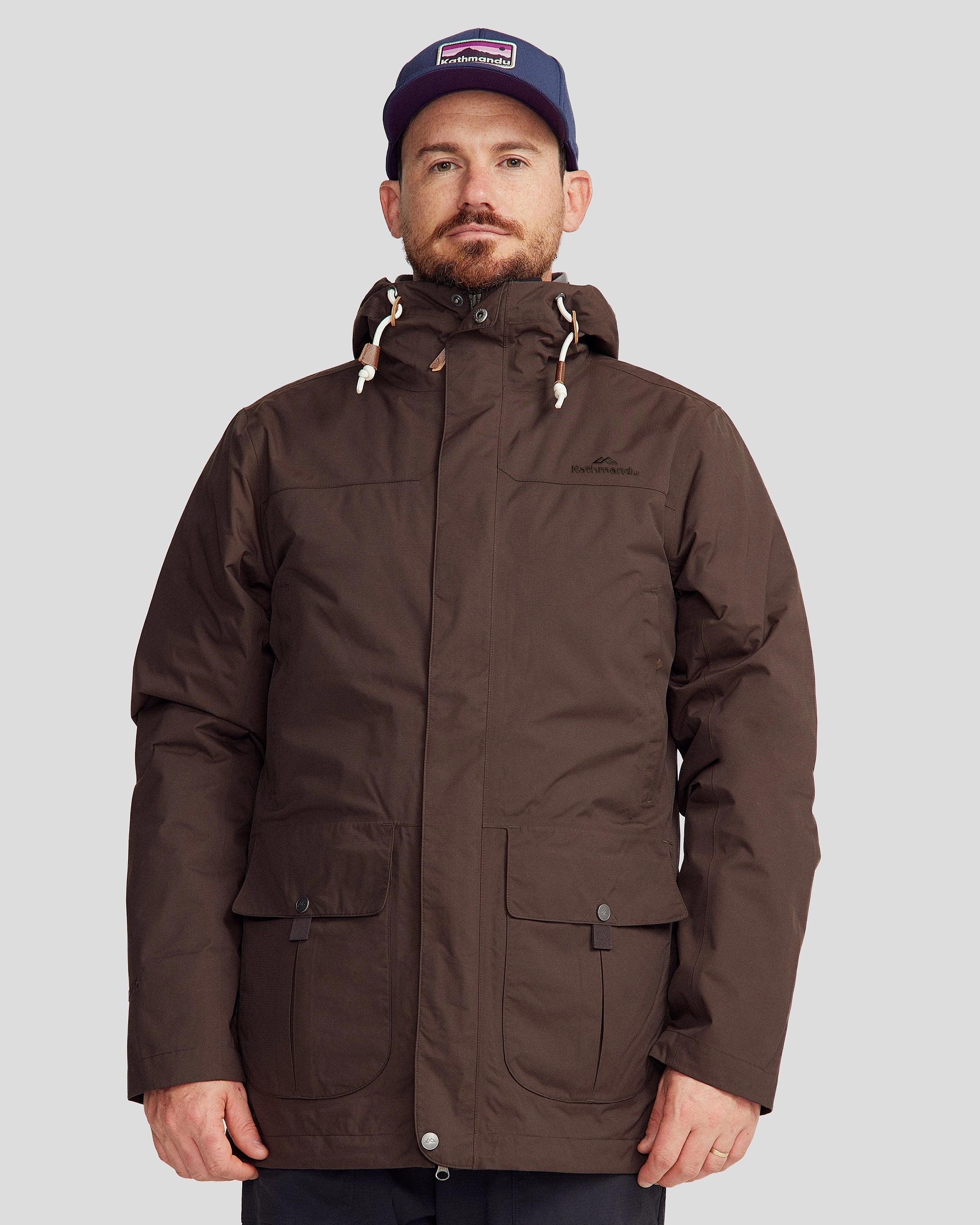 Men's Benmore 5-in-1  Jacket v2 - Cold Brew/Trail Fashion Trend Flexible Layer Fit