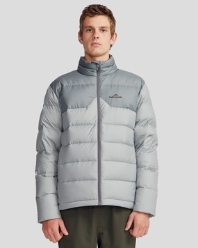 Men's Epiq Down Jacket - Moon/Light Moon Abrasion Proof Edging Modern Fit