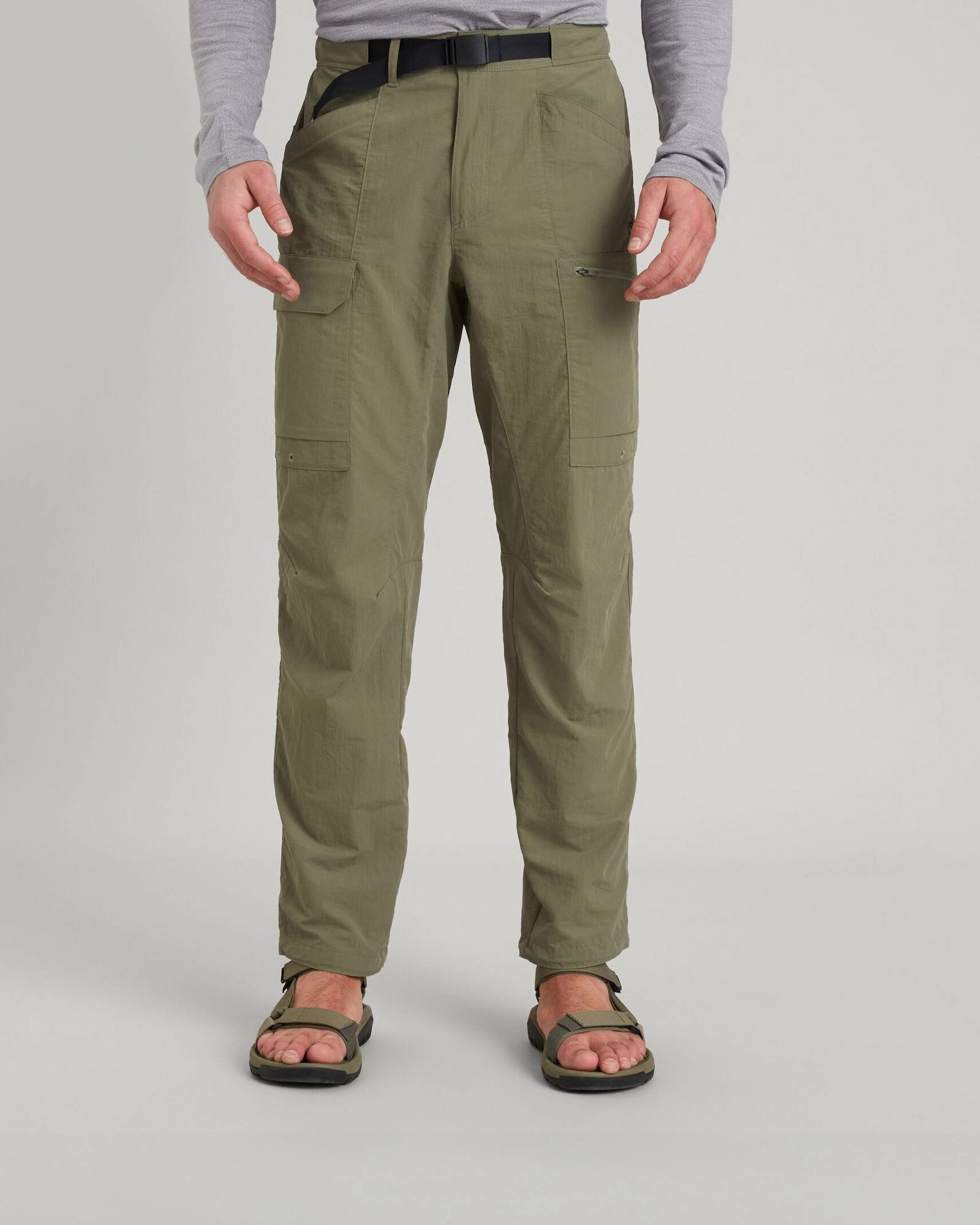 High Waist AntiPilling Men's EVRY-Day Pants - Beech
