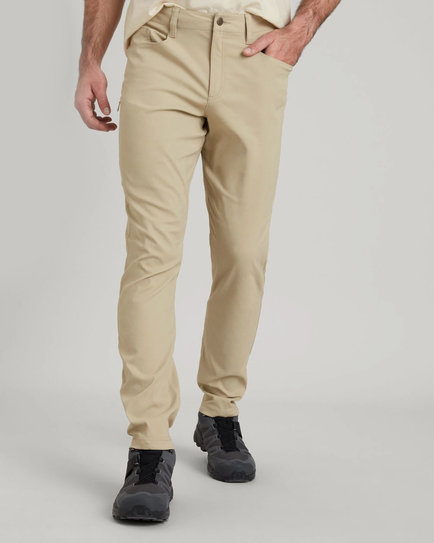 No Iron Men's Flight Pants - Regular - Olive Grey