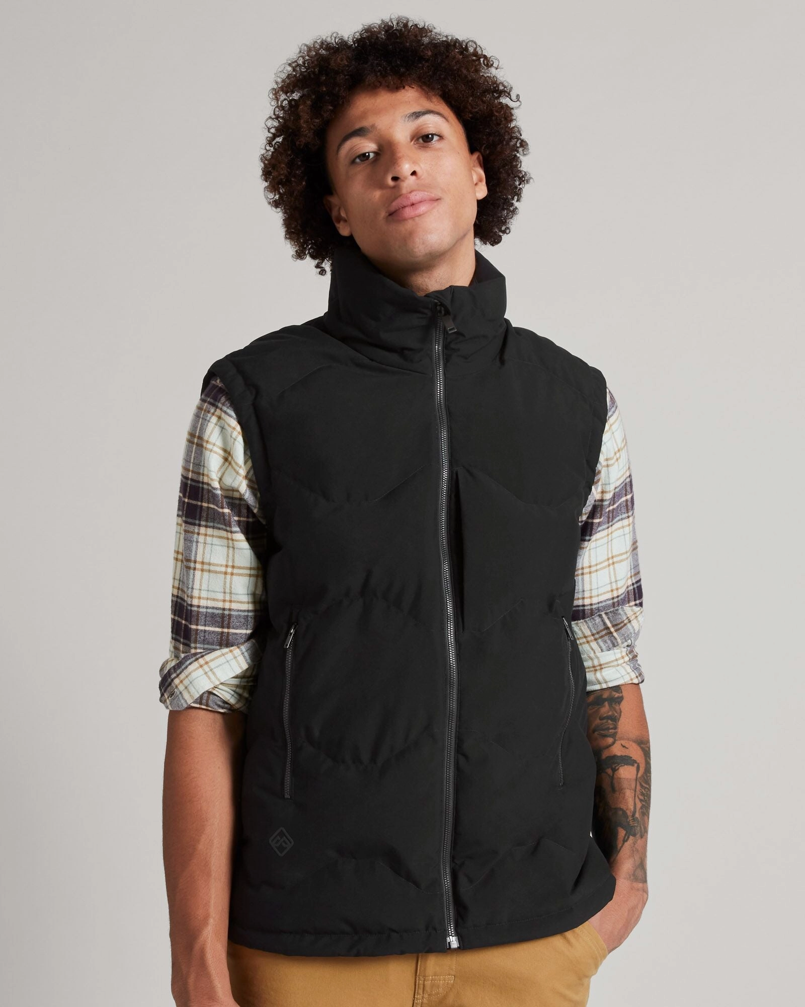 Soft Shell Men's Frisco X Down Vest - Black