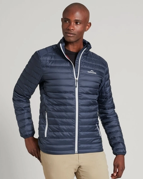 Men's Heli 600 Fill Lightweight Down Jacket - Midnight Navy Autumn Vibe Anti Slip Interior