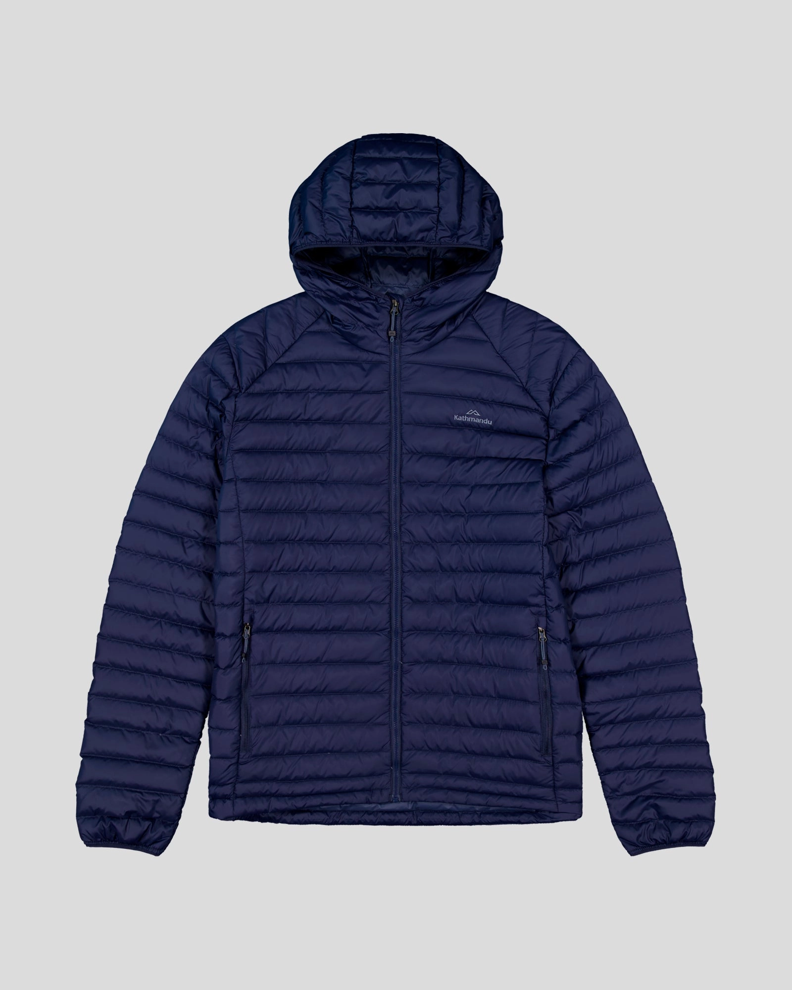 Men's Heli Down Hooded Jacket 3.0 - Pure Navy Draft Block