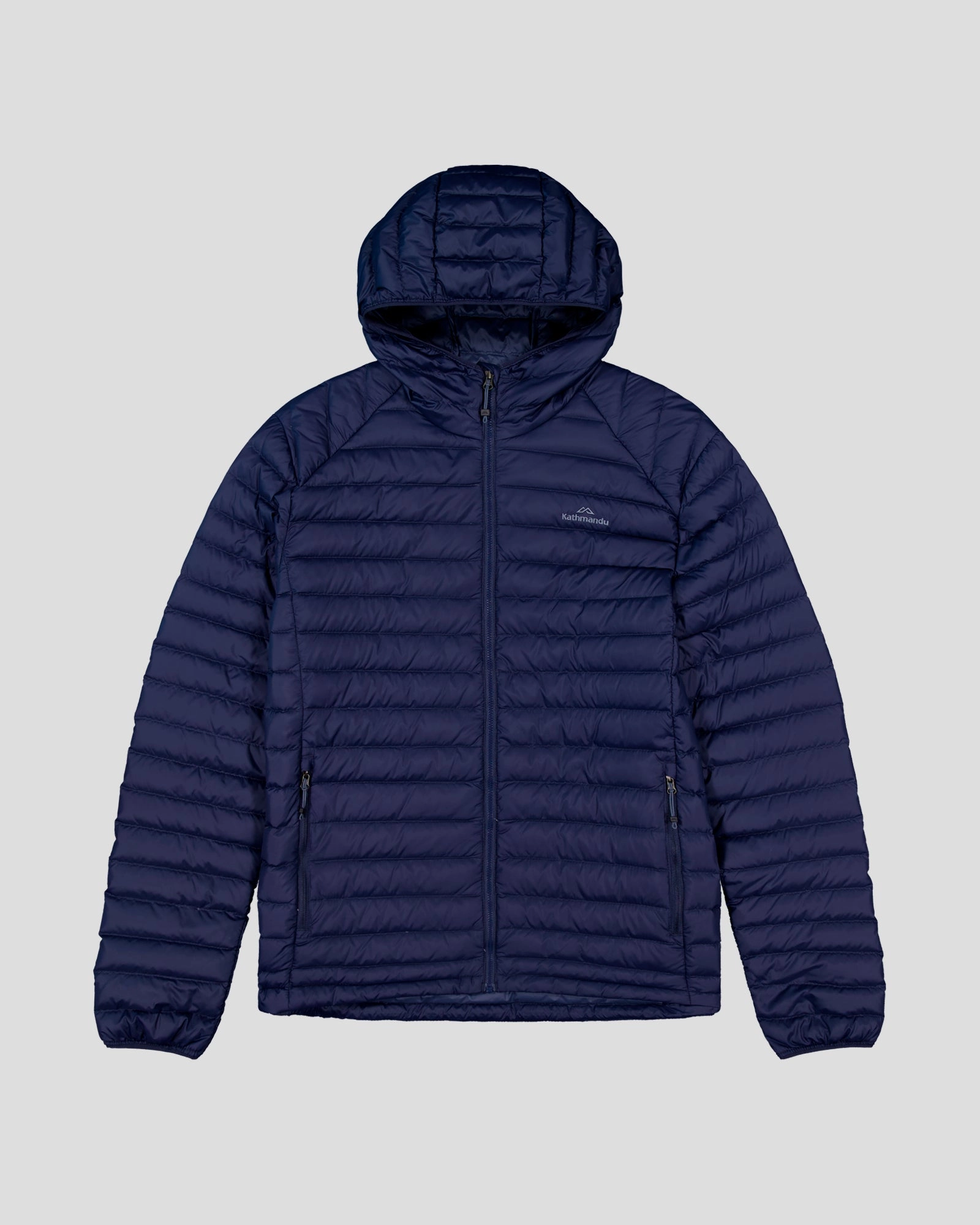 Quick Access Pockets Clean Minimal Look Men's Heli Down Hooded Jacket 3.0 - Pure Navy