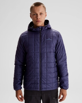 AbrasionResistant PFC Free Treatment Men's Heli R Insulated Hooded Jacket - Dark Horizon