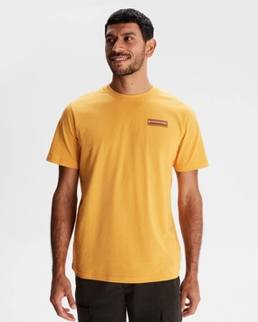 Casual Essential Wear Quick Comfort Fit Men's Heritage Organic Cotton T-shirt - Mustard Yellow
