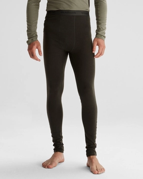 Men's K-Merino 125 Baselayer Long Johns - Dark Moss Rapid Evaporation Tech