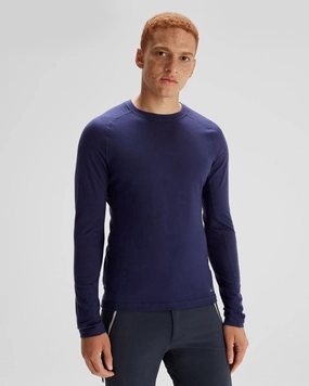 Chafe Free Lining Men's K-Merino 125 Baselayer Top - Dark Horizon