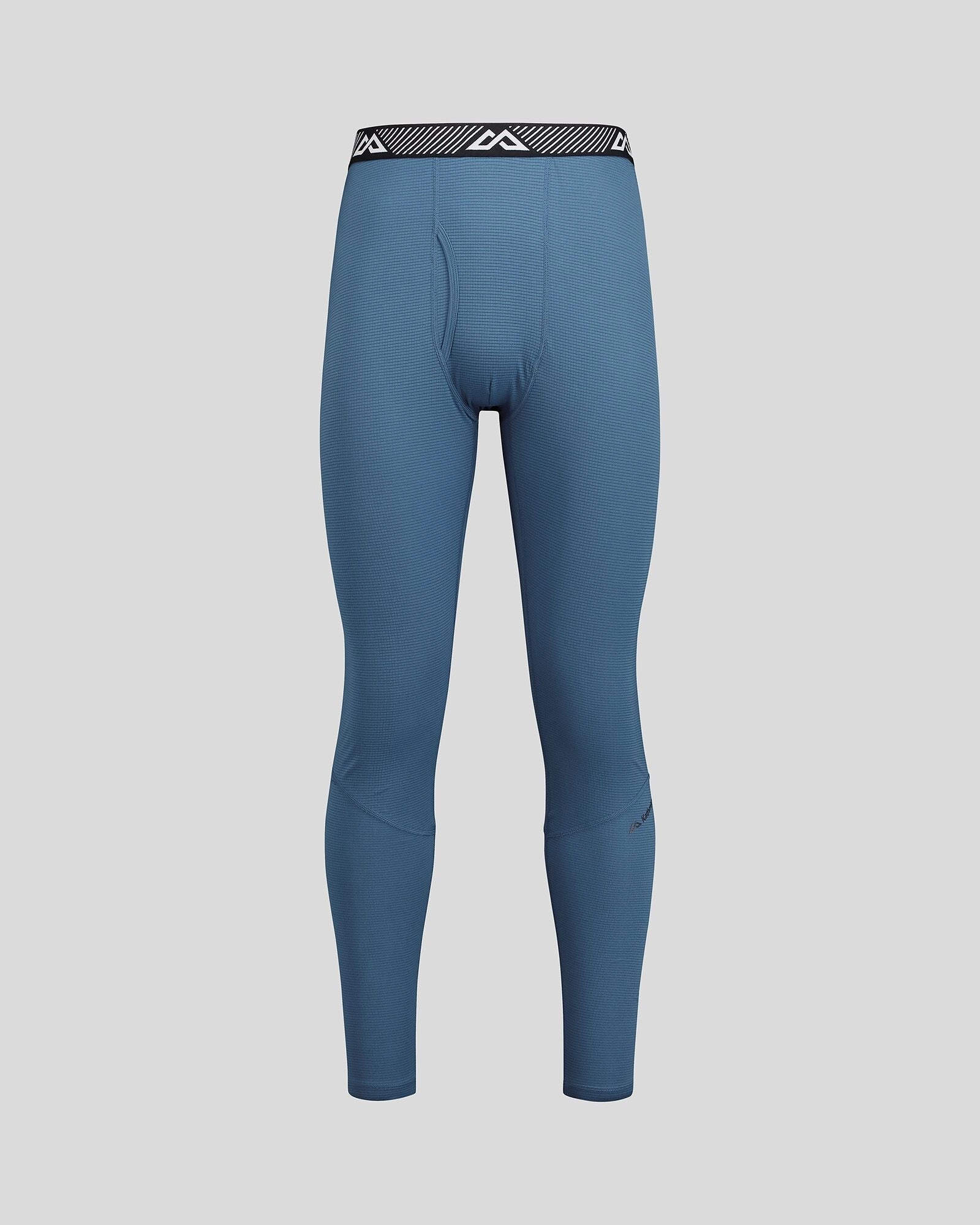 Anti Chafe Seam Men's KMDAction Baselayer Long Johns - Steel Blue