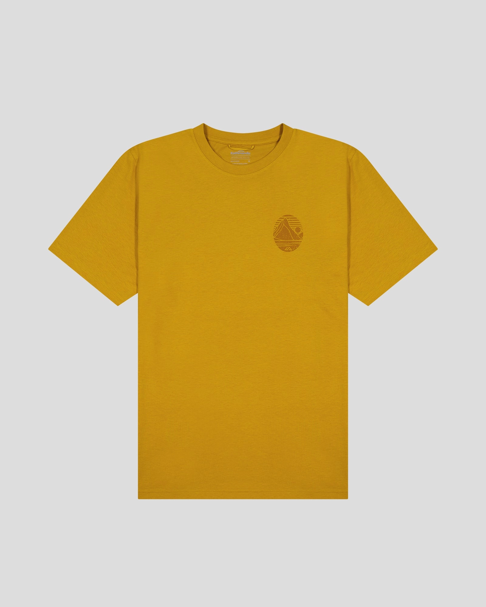 Men??s Mitre Peak Organic Cotton T-Shirt - Golden Moisture Management Technology
