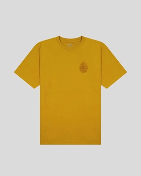 Men??s Mitre Peak Organic Cotton T-Shirt - Golden Anti-bacterial AntiBacterialTreatment