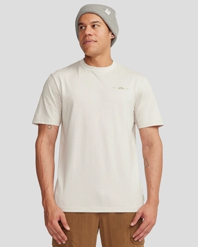 Quick Change Men's Mountain Camo Organic Cotton T-shirt - Shroom