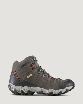 Nature Climber Men's Oboz Bridger Waterproof Mid Hiking Boots - Raven