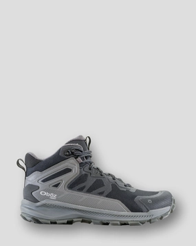 Men's Oboz Katabatic Waterproof Mid Hiking Boots - Charcoal mud proof