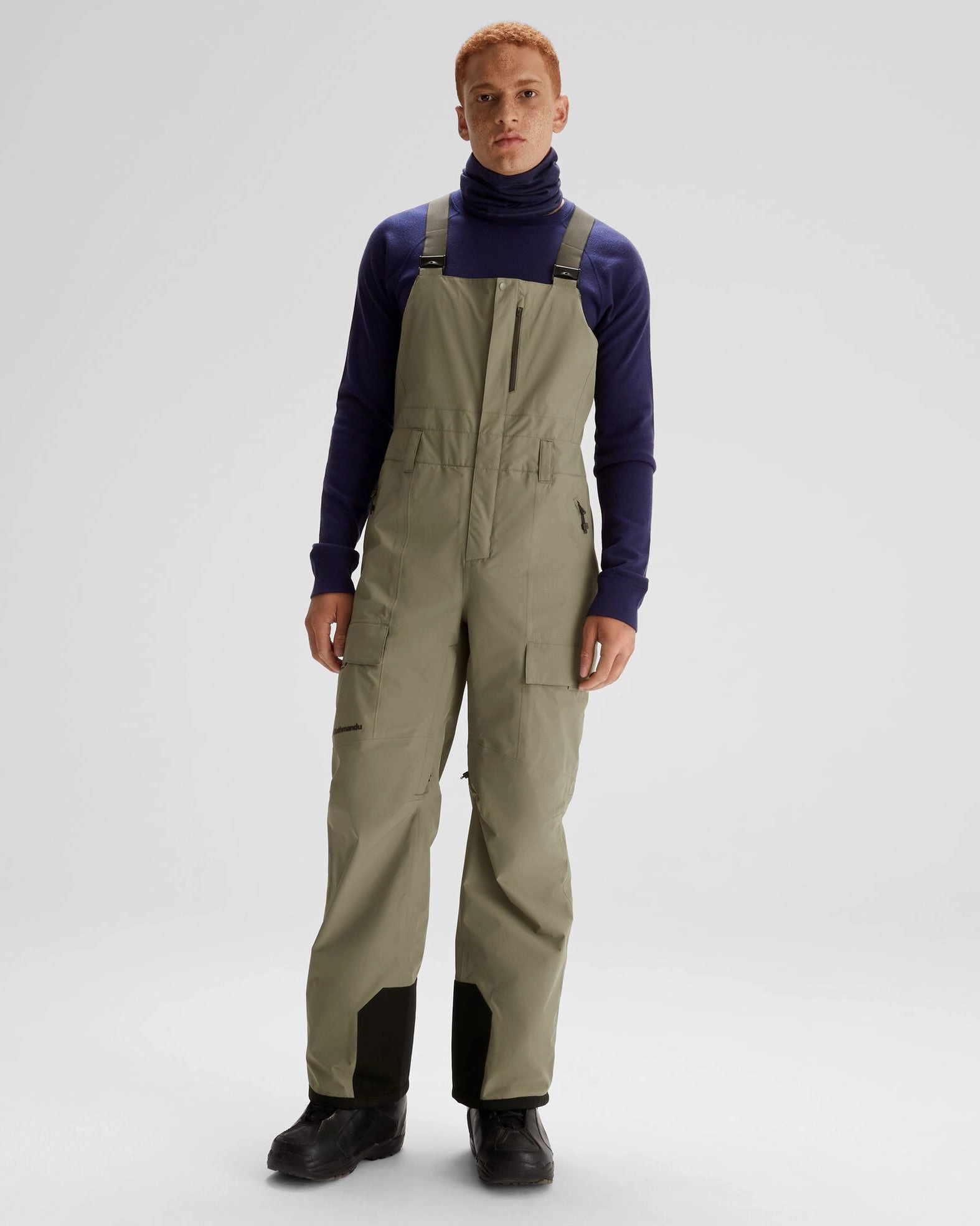 QuickDryFinish Men's PWDR-Days 2L Insulated Snow Bib - Beech