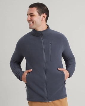 Men's Ridge 100 PrimaLoft Bio Fleece Jacket - Night Compact Packable Feature fall season