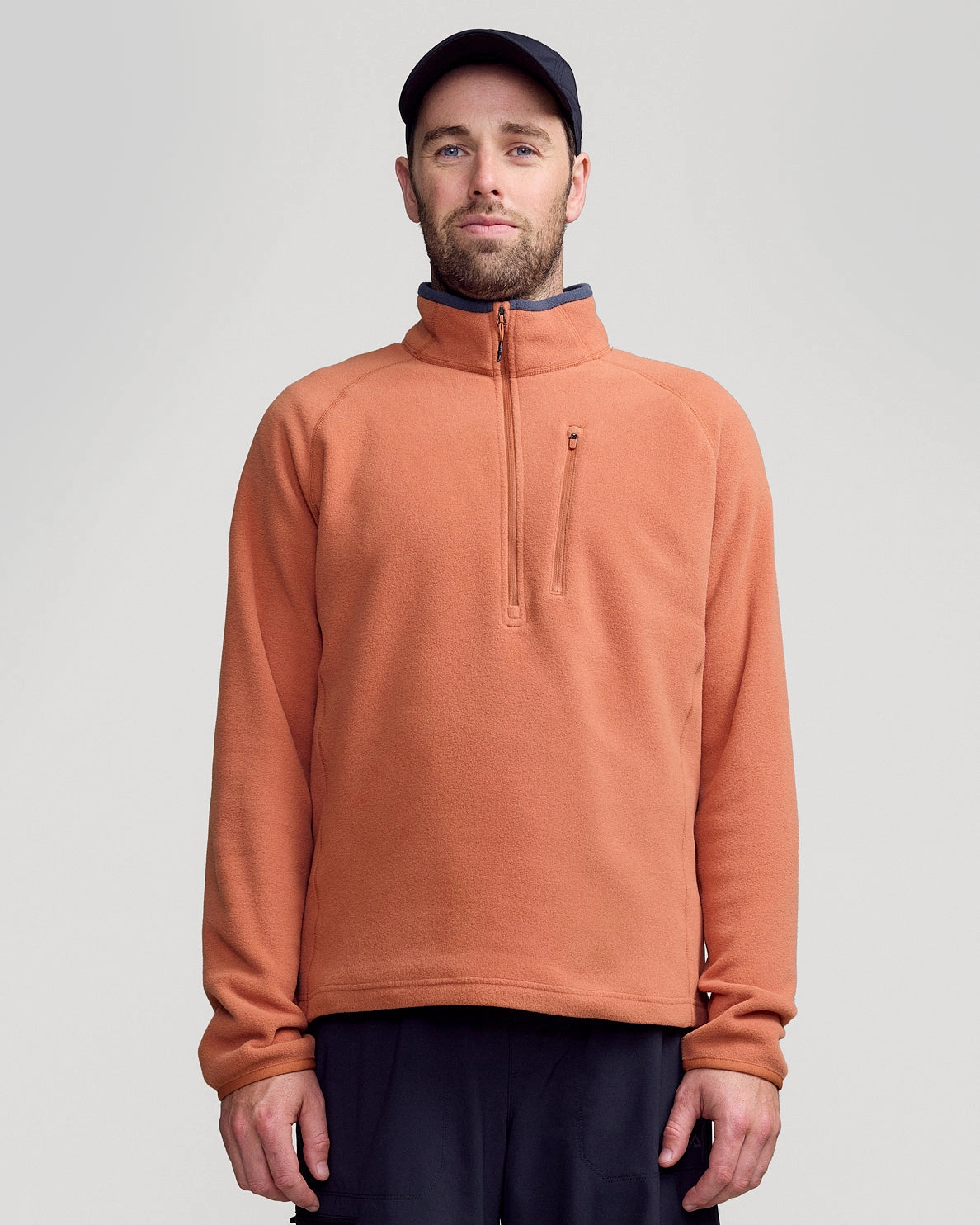 Effortless Knit Men's Ridge 100 PrimaLoft Bio Pullover - Copper