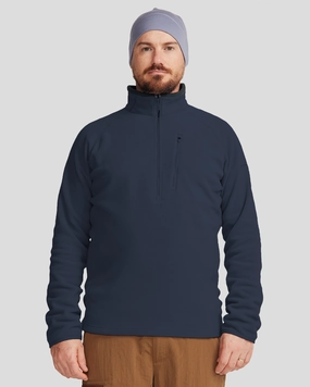Men's Ridge 100 Primaloft Pullover - Pure Navy Loose Weave