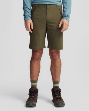 Men??s Ridge 10?? Shorts - Light Moss Casual Movement Odor Control Treatment