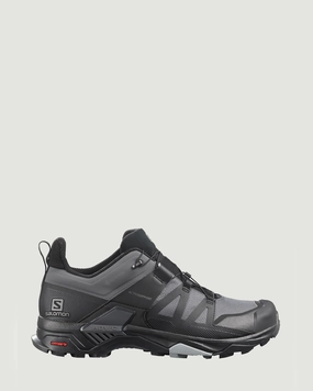Harsh Climate Field Step Men's Salomon X Ultra 4 GTX Hiking Shoes - Wide - Magnet/Black/Monument