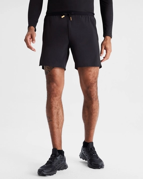 Men's Seeker 7 inch Shorts - Black Stingray Body Stretch