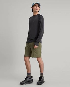 Trendy Layering Men's SUN-Stopper Long Sleeve Top - Graphite