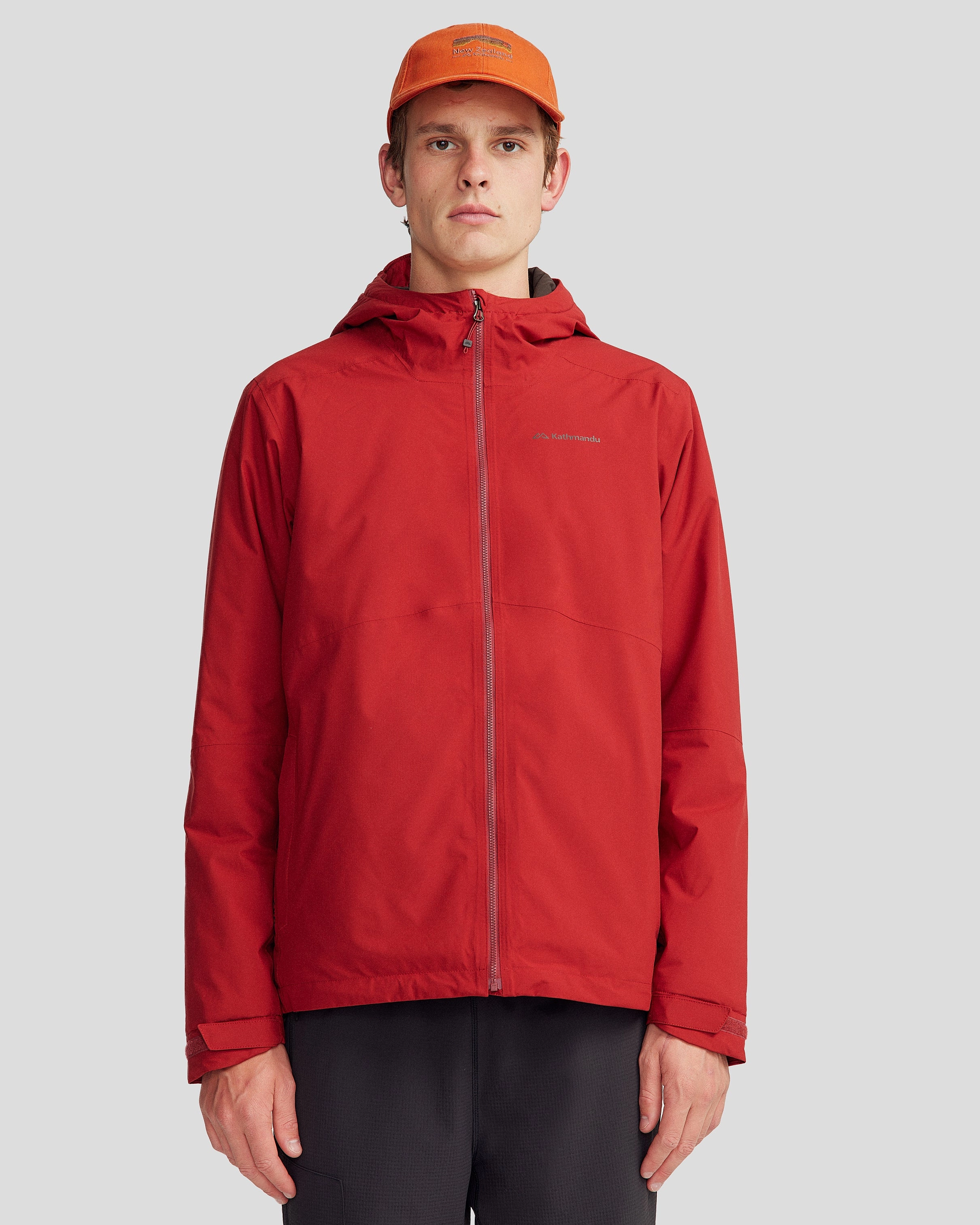 Noise Reduced Fastener System Men's Trailhead 2L novaLOFT Rain Jacket - Pinot