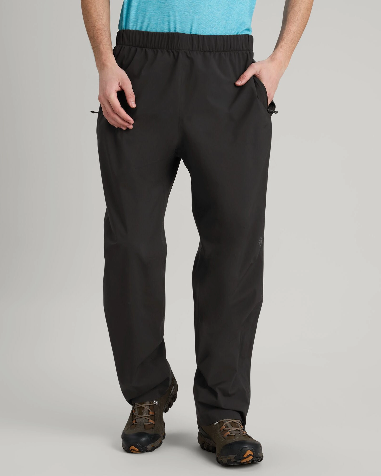 Men's Trailhead Stretch 2.5-layer Rain Pants - Black Stingray Modern Wear Chill Mode