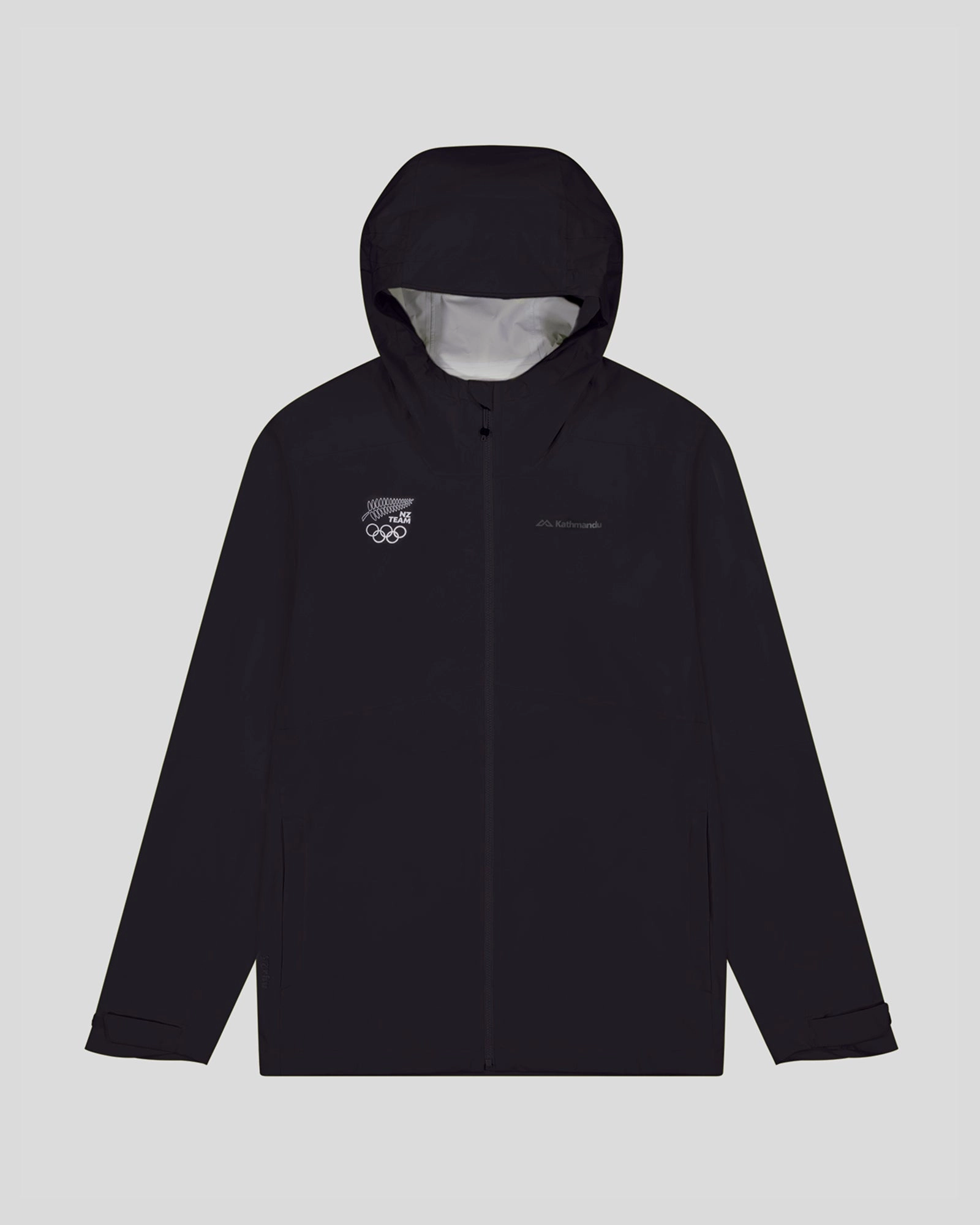 Layer Piece Moisture Wicking Inner Layer Men's Trailhead Stretch Rain Jacket - Black | New Zealand Team Supporters Collection