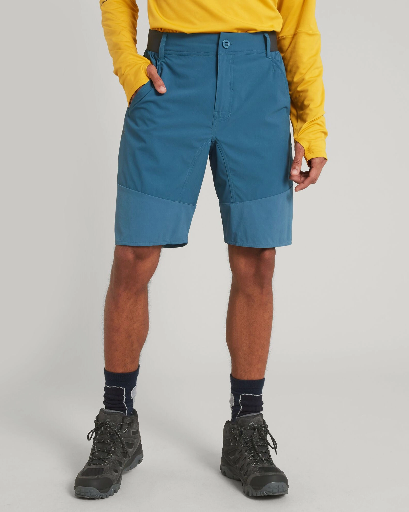 Men's ULT-Hike Shorts - Steel Blue Warm Days ReinforcedPockets