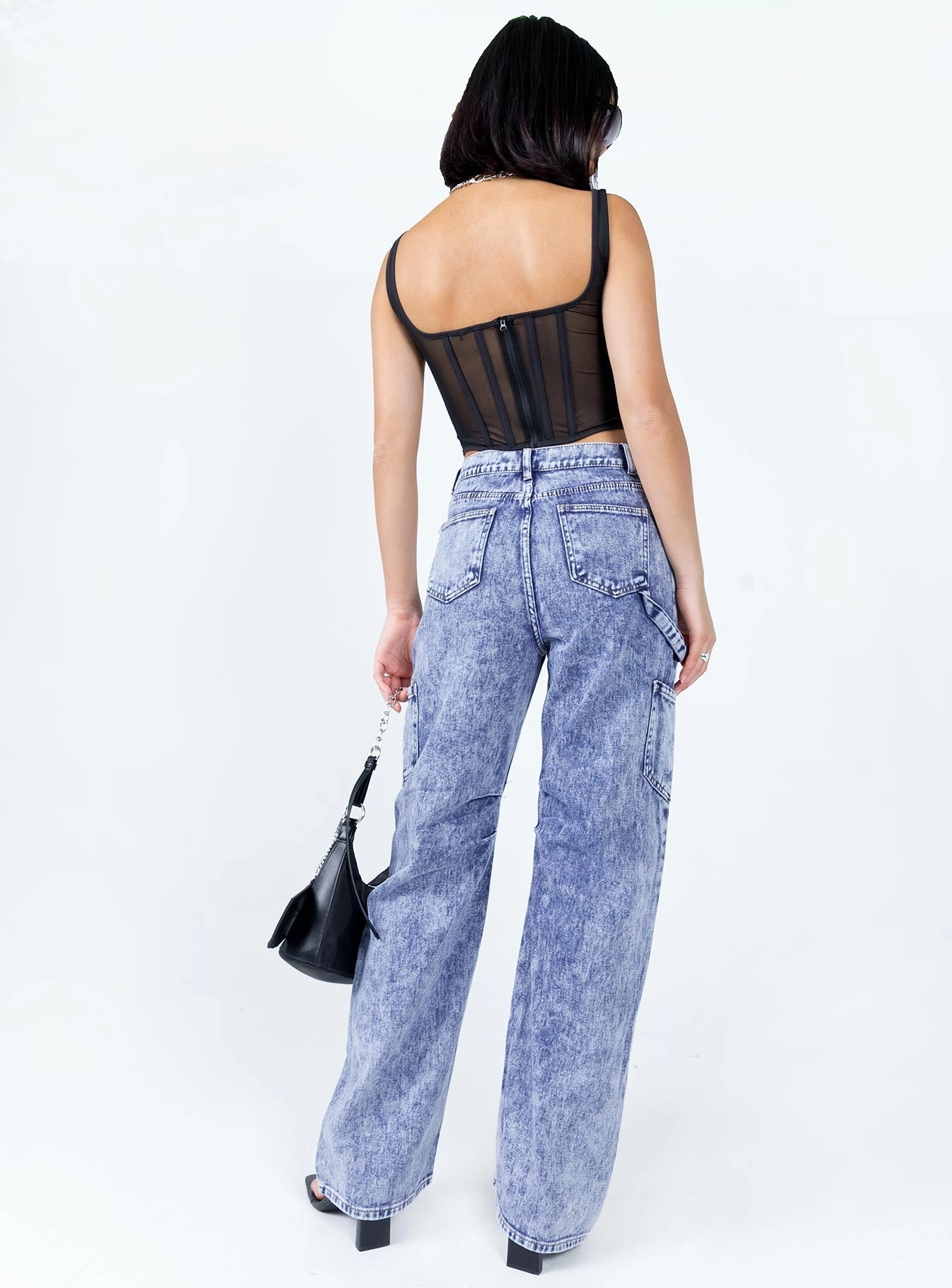 Miami Vice Pant Dark Wash Denim Parent Style Family Style Refined Detail