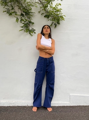 Miami Vice Pants Dark Denim Anti Pilling Technology Trendy Choice