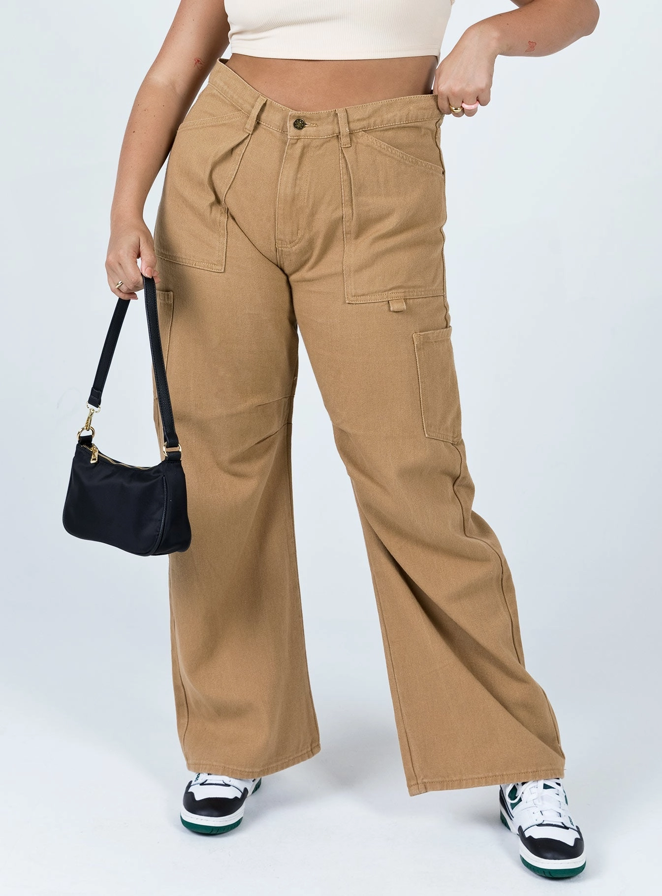 Miami Vice Pants Stone AllDayComfort Tapered ankle