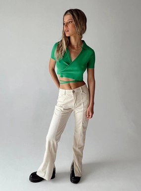 Fit Freedom Michael Cord Pants Beige