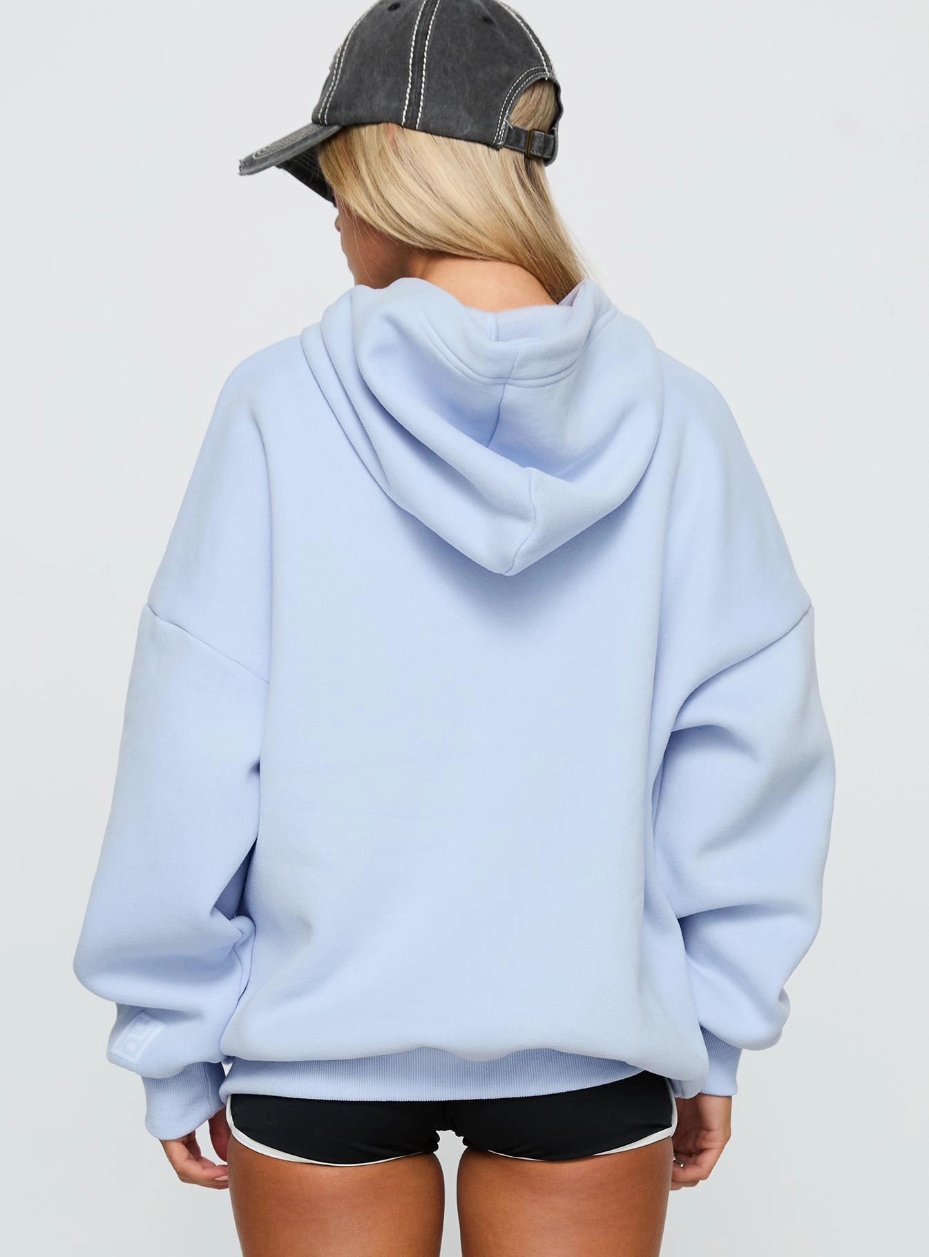 Home Office Princess Polly Hooded Sweatshirt Cornflower